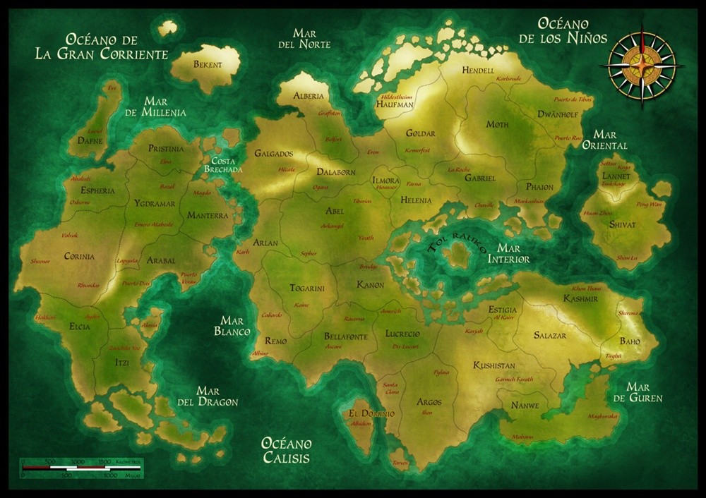 Mapa de Gaia 1000px10
