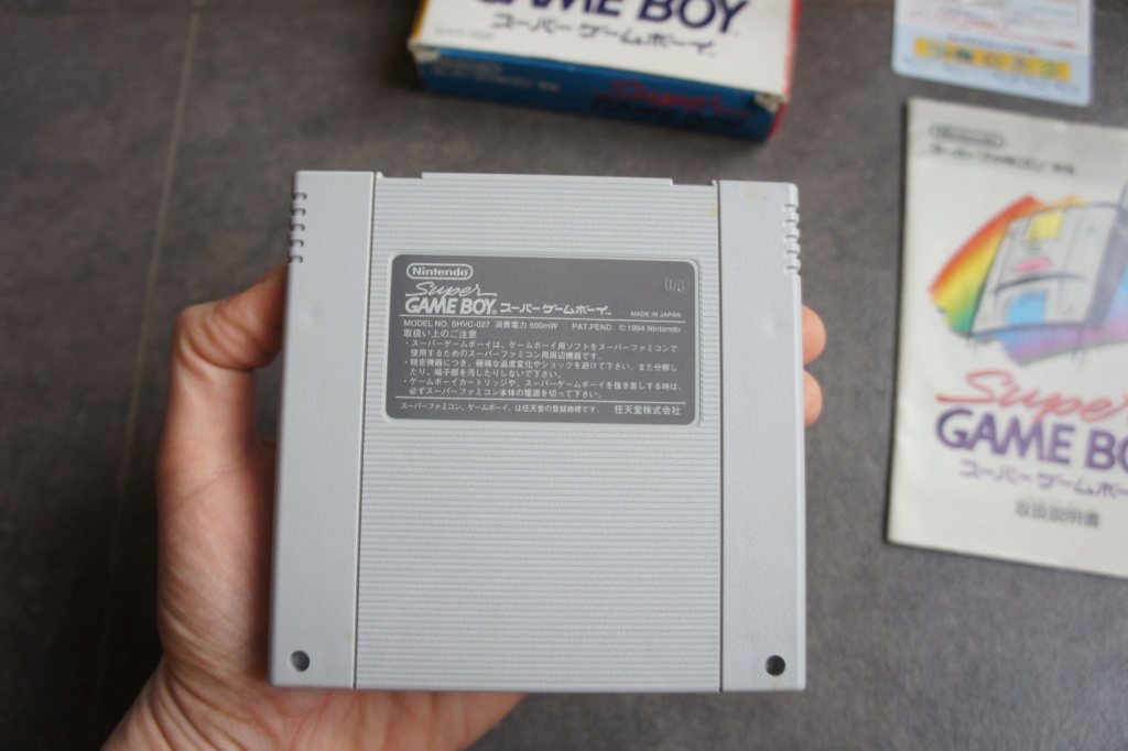 [VDS] super game boy jap en boite, alimentation jap pc engine GT/ LT Dsc06720