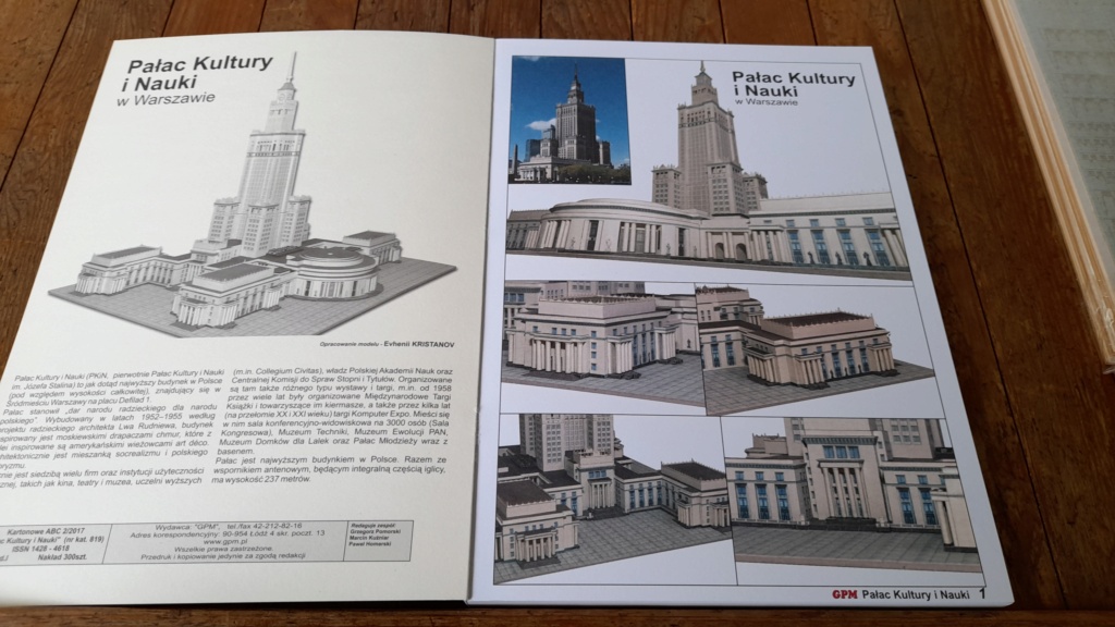 Kultur-und Wissenschaftspalast in Warschau, GPM,1:400, geb.v.Henning 20210951