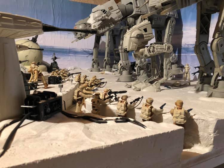 [Making off] Diorama "Hoth battle". Star wars vintage empire contre attaque. - Page 6 119