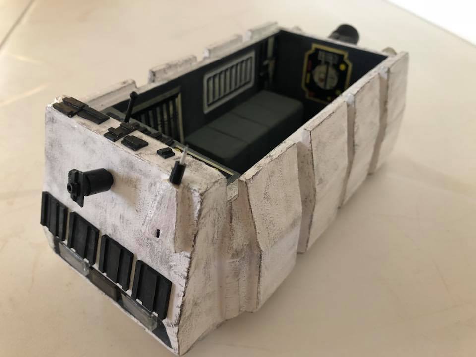 Making of rebel troop carrier star wars vintage 3210