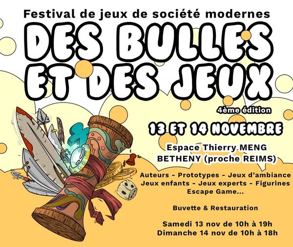 13 et 14 novembre - Festival de jeux près de Reims 25270510