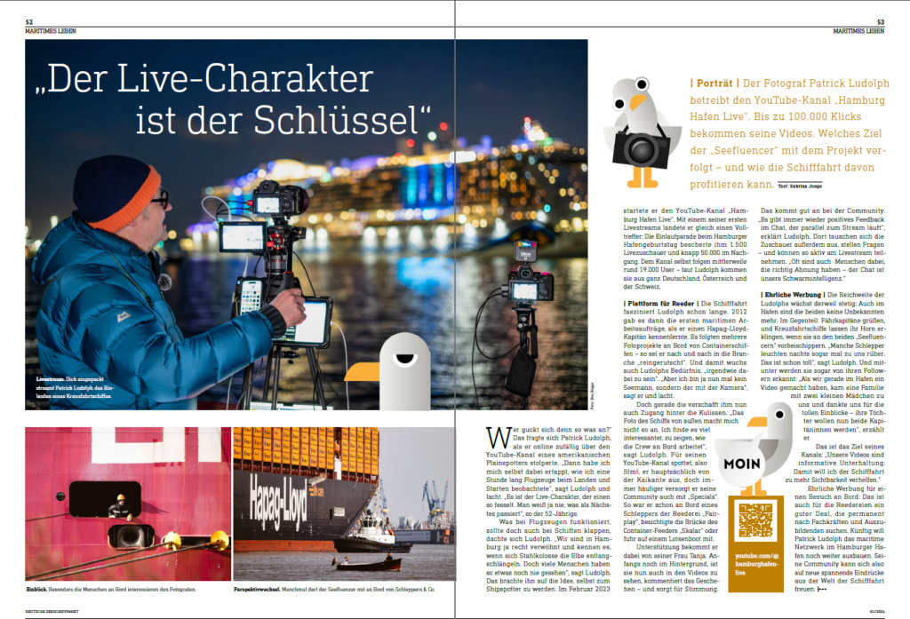 Hamburg Hafen Live im Magazin Hhl_im10