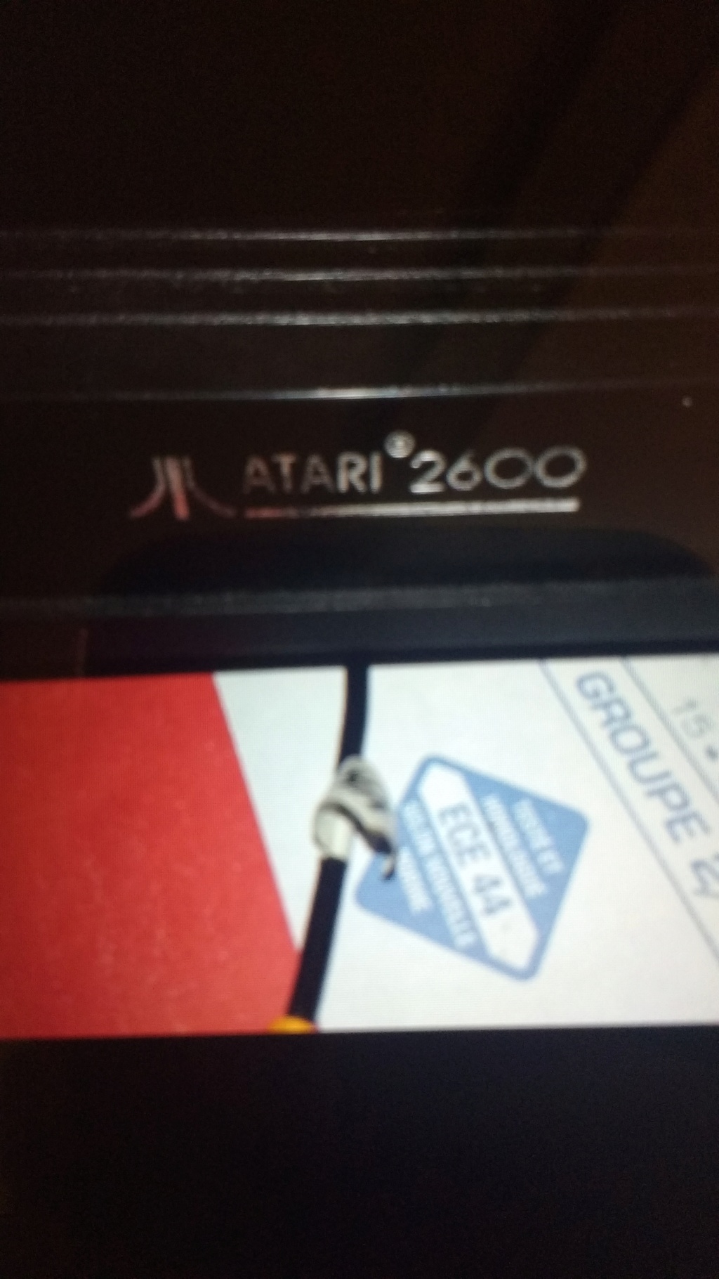 Vds Atari 2600 avec 5 jeux plus 2 manette  85e 75e Img_2129