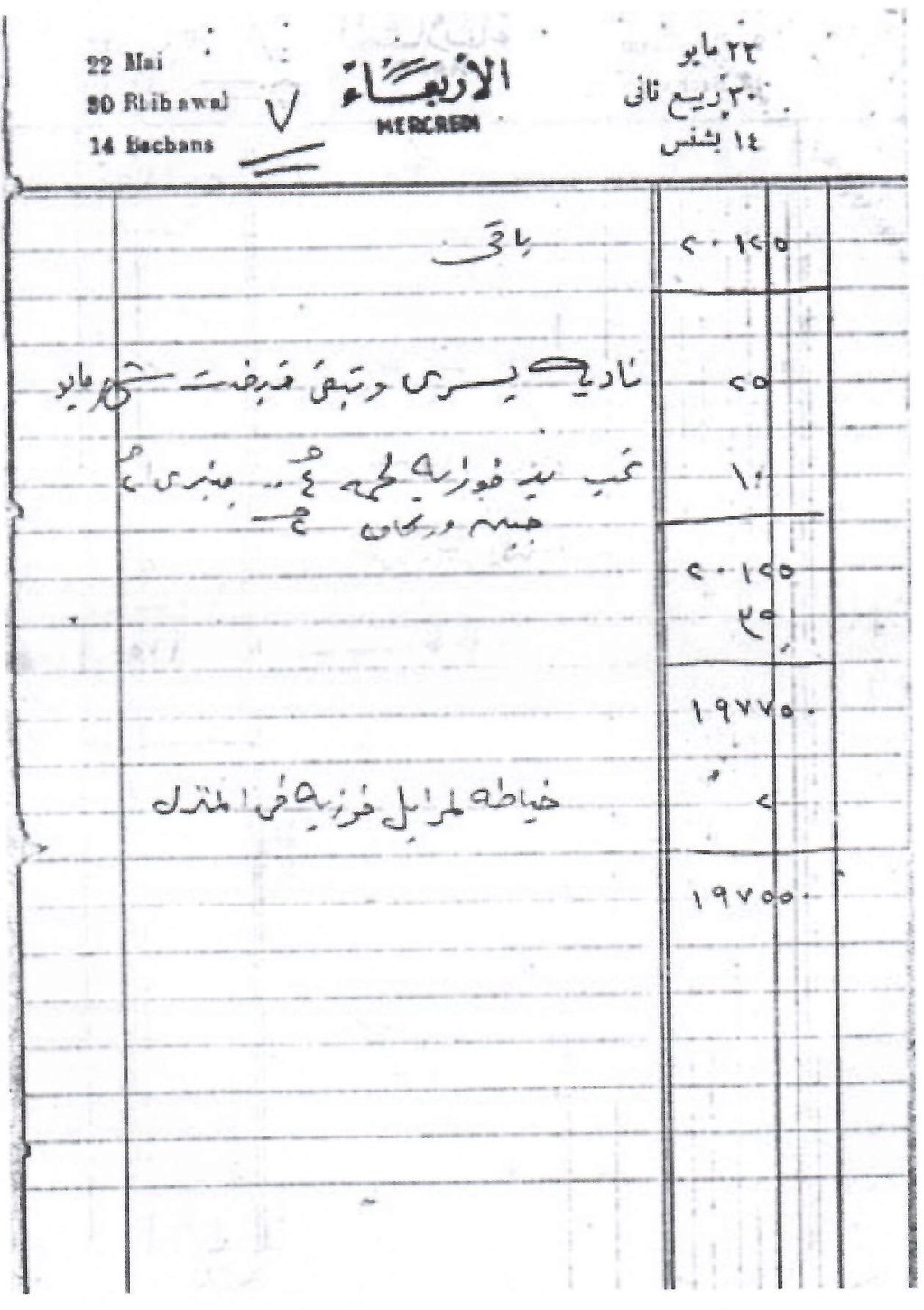 وثيقة مكتوبة : مجموعة أوراق بخط يد سعاد حسني بتواريخ مختلفة 11210