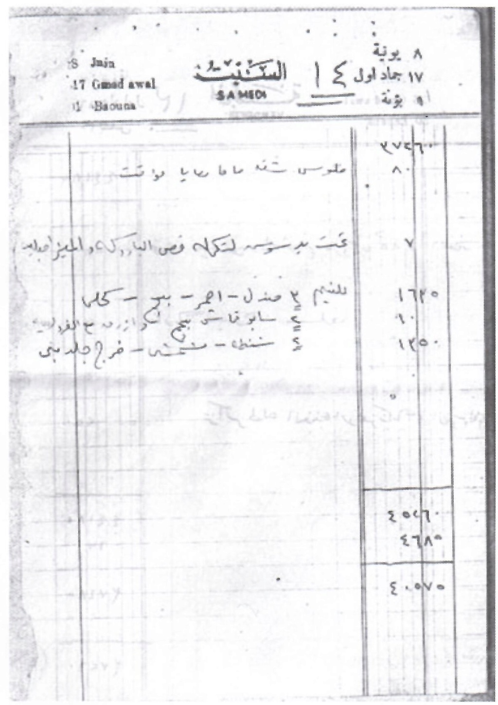وثيقة مكتوبة : مجموعة أوراق بخط يد سعاد حسني بتواريخ مختلفة 11710