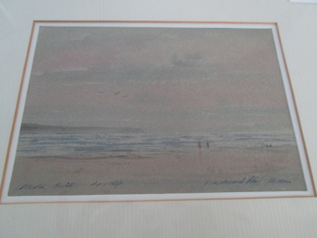 VINTAGE WATERCOLOUR PAINTING BY STEPHEN SMITH WESTWARD HO DEVON Img_6015