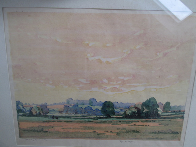 WATERCOLOUR PAINTING OF BARNBY MOOR NOTTS SIGNED EZE? ANTHONY Img_7619