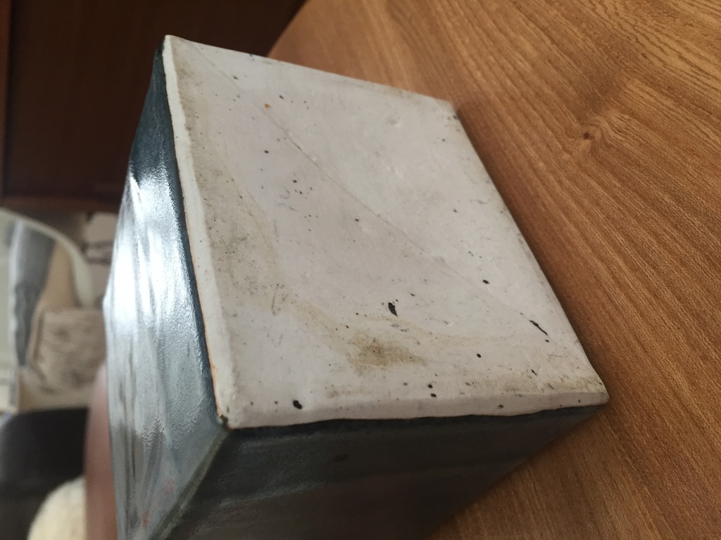 Rectangular blue vase Hamada like 671fc410