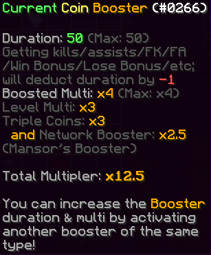 Booster Updates!!! Curren10