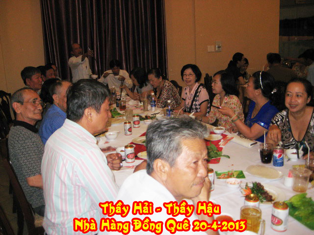 Thầy Nguyễn Vũ Hải-Thầy Nguyễn Phước Hậu-Nhà Hàng Đồng Quê-Q6-Saigon Ngày 20-4-2013-P2 Thayha29