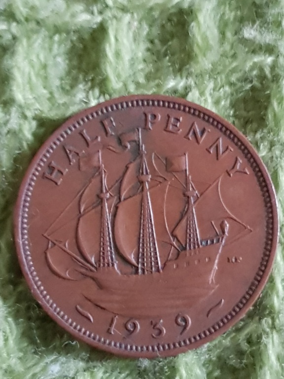 Half penny. Años 1938, 1939 y 1942 para que opineis sobre ellas 20191144