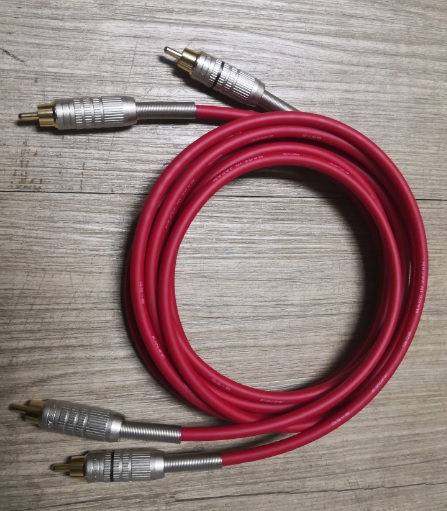 Canare GS-6 cable with Canare RCA plugs, Audiophile Interconnect Cable Pair 2M (Sold) Canare10