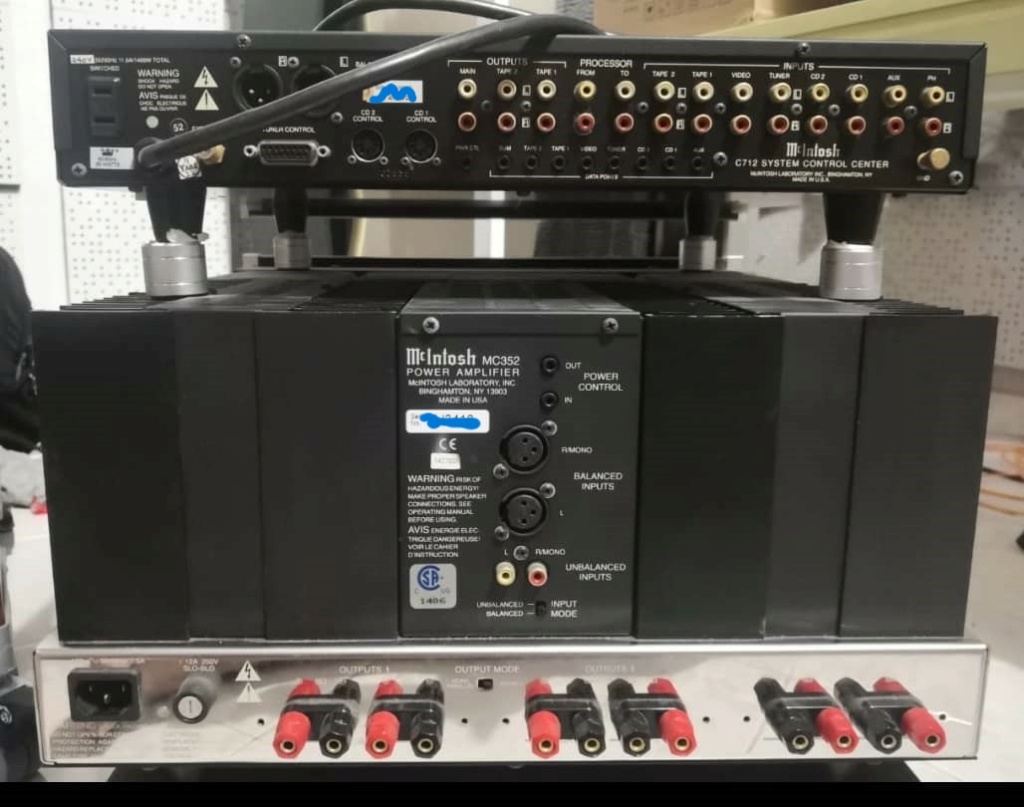 Mcintosh C712 Pre-Amp & Mcintosh MC352 Power Amplifier  (Sold) Mcinto13