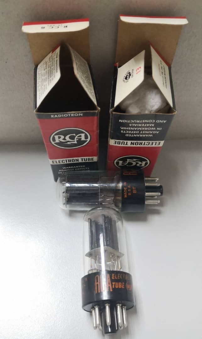RCA 6SN7GTB Match Pair Tubes (Price Reduced) Sold Rca_6s10