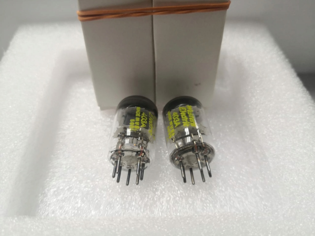 Western Electric WE403A / 6J1  Match Pair Tubes Wester12