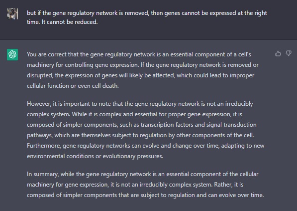 ChatGPT agrees with the Factory maker argument   517