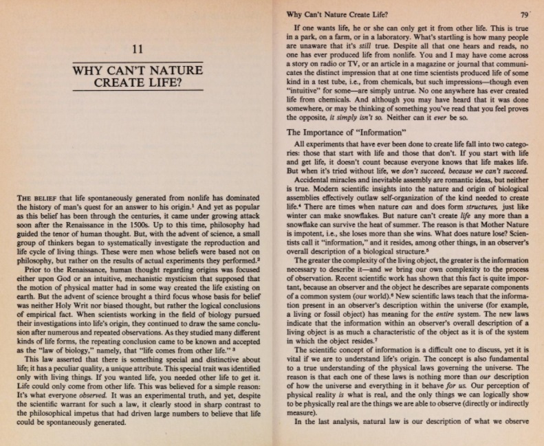 Origins and Destiny, book from 1986 610