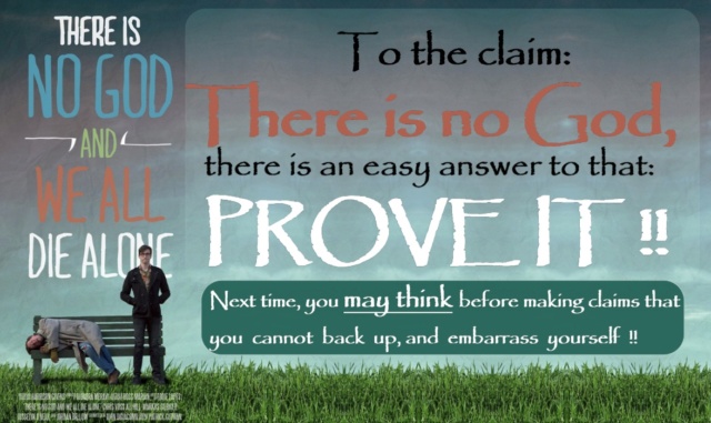 The irrationality of atheists making absolute claims of Gods nonexistence Prove_10