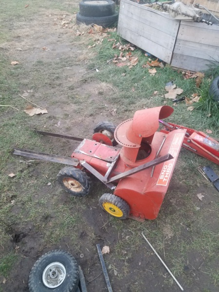 Homemade snowthrower for my tractors  20211126