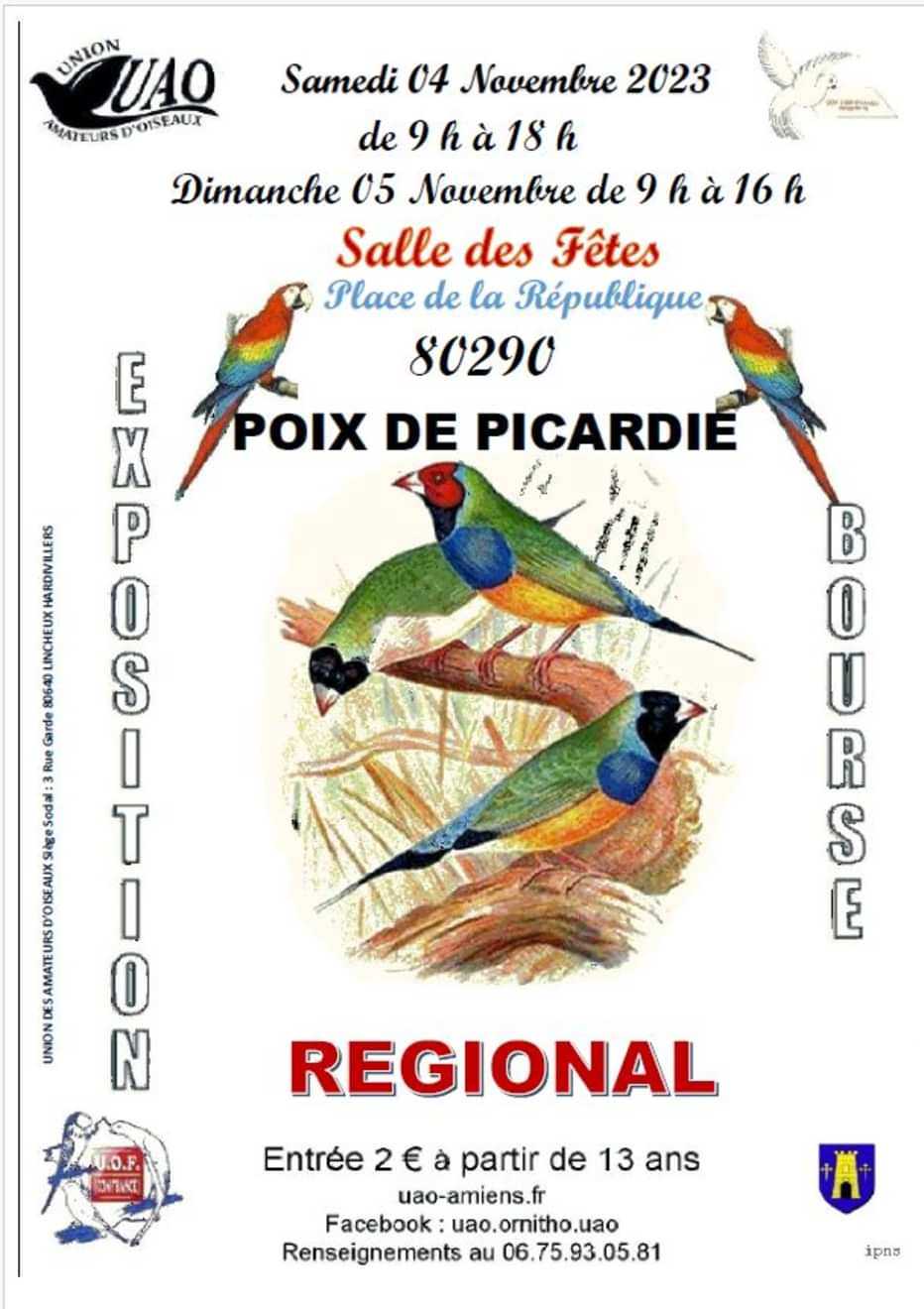Poix-de-Picardie (80) - (Exposition et bourse d'oiseaux) 16953213
