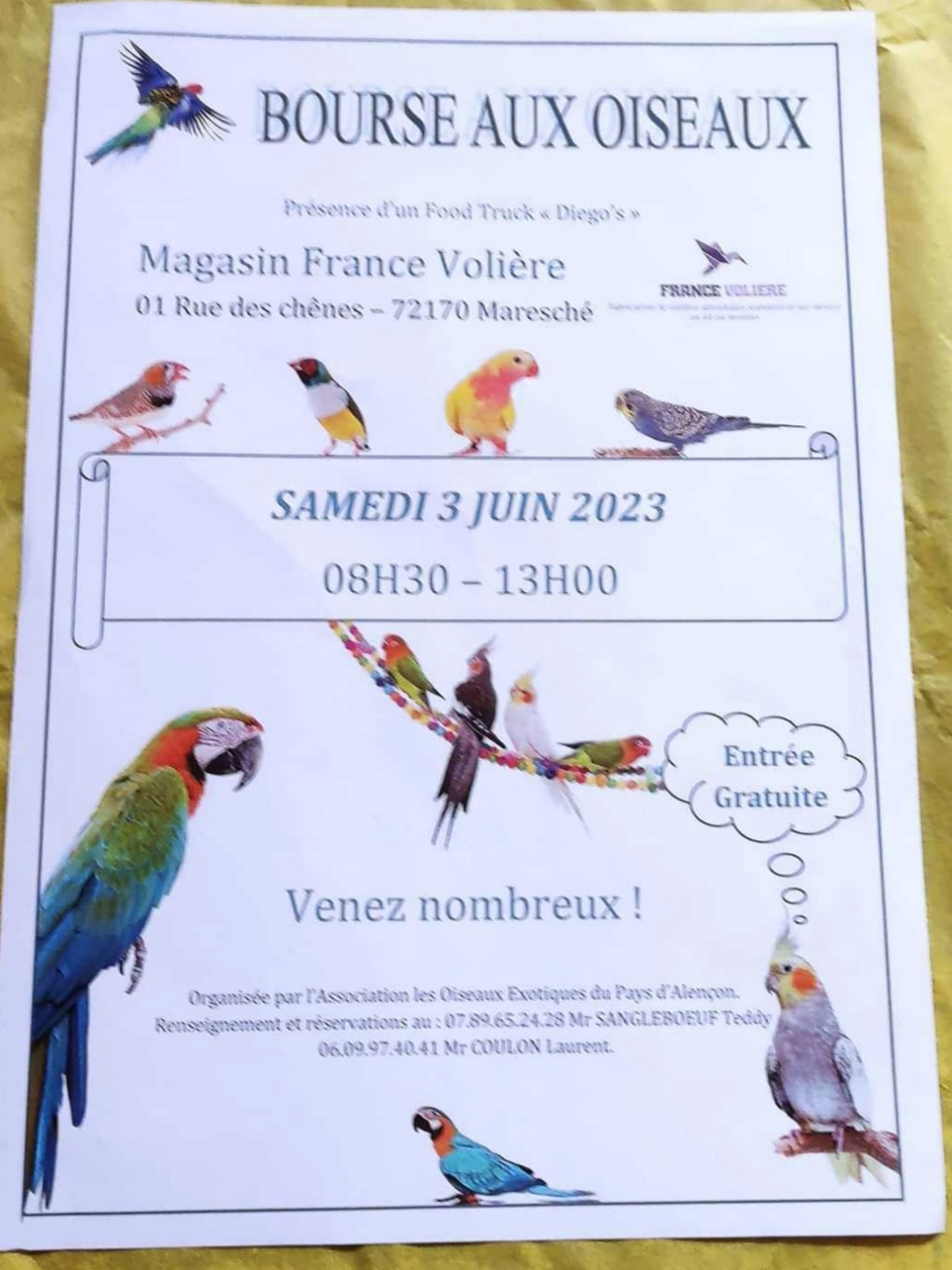 Maresché (72) - (Bourse aux oiseaux) 20230423