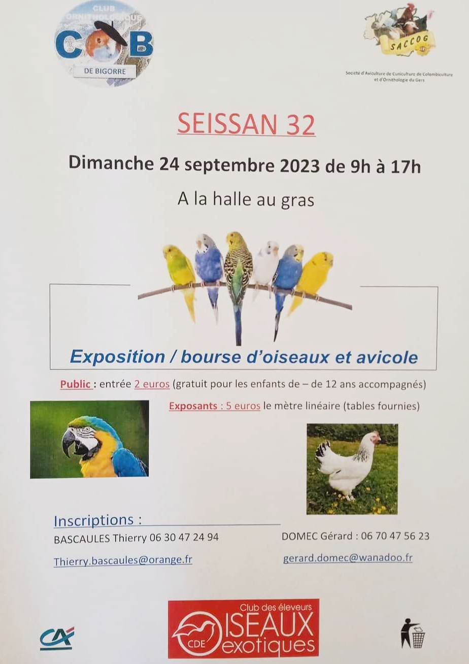 Seissan (32) - (Exposition-bourse ornithologique et avicole) 20230918