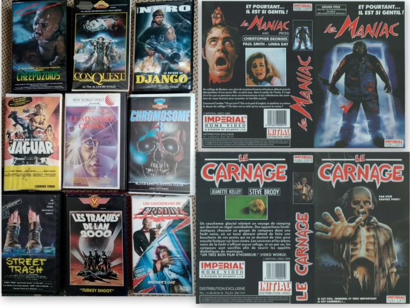LOT DE +de 1000 VHS SF, FANTASTIQUE, HORREUR, CONCERT, ETC.. Rzocem12