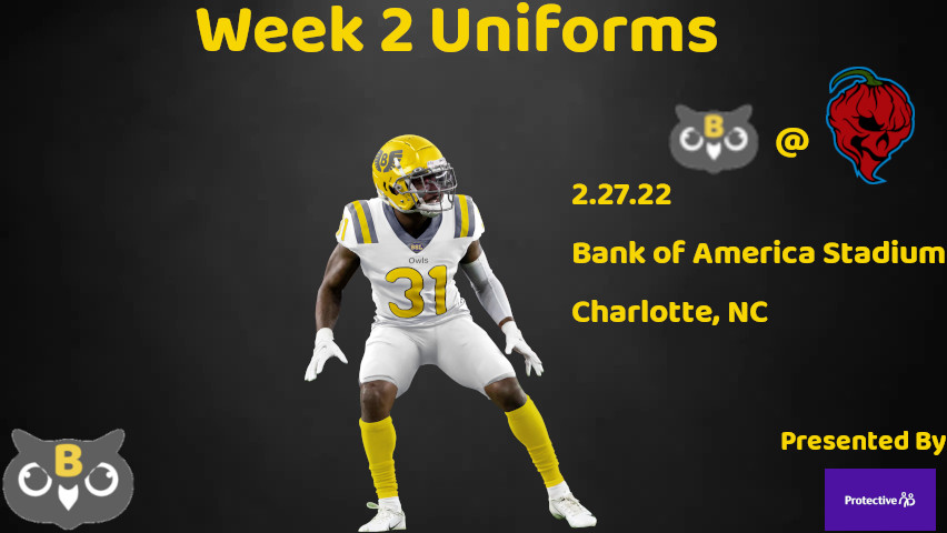 Uniform and Field Combinations for Week 2 - 2022 Week_211