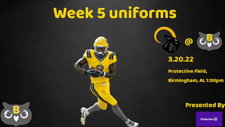 Uniform and Field Combinations for Week 5 - 2022 Week_510