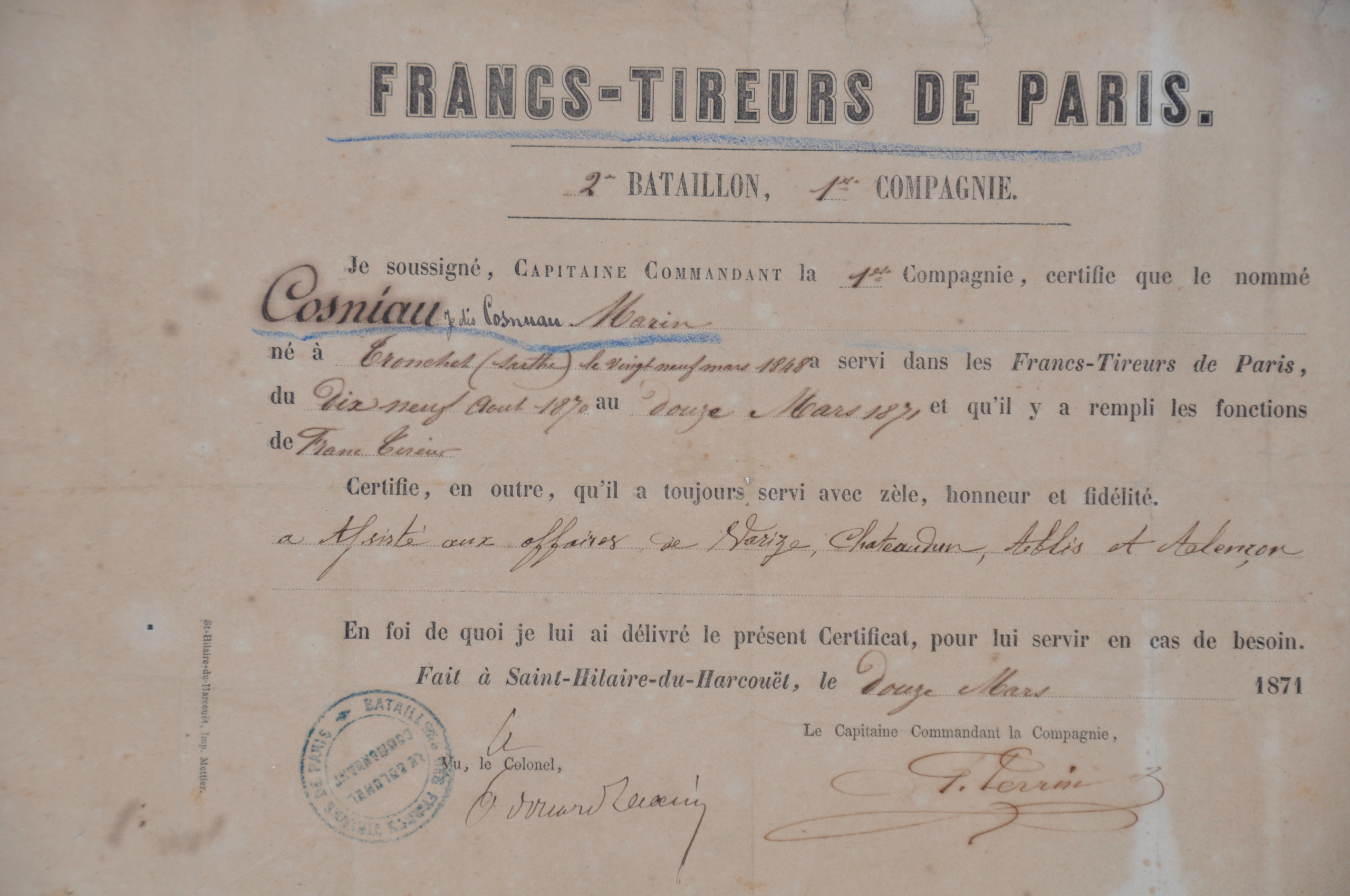 Francs-Tireurs de Paris. 1870. Dsc_0011
