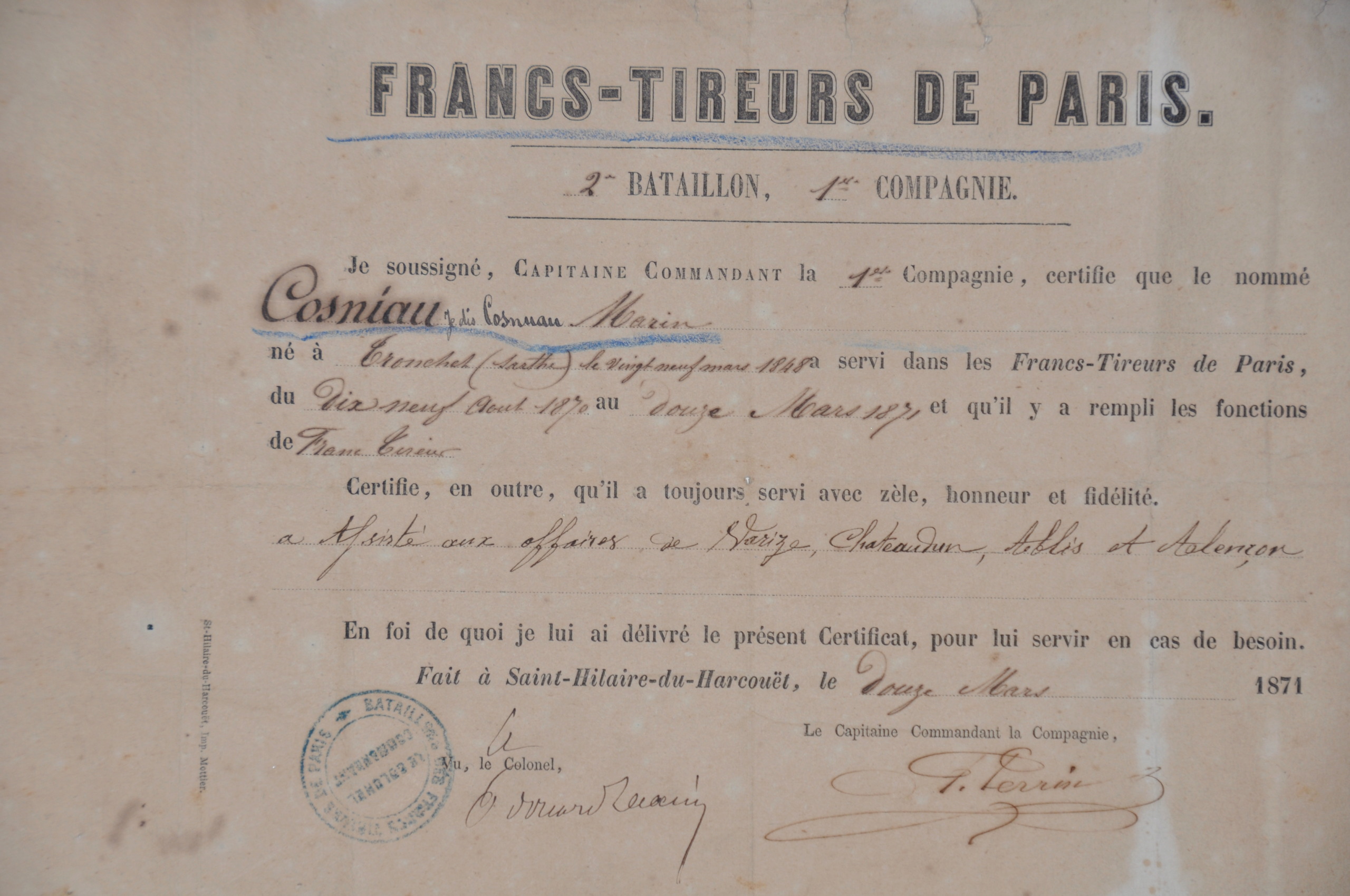 Francs-Tireurs de Paris. 1870. Dsc_0012