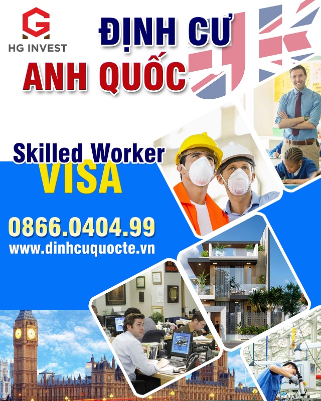 Định cư Anh Quốc diện Visa việc làm UK Skilled Worker Visa Visa_u11