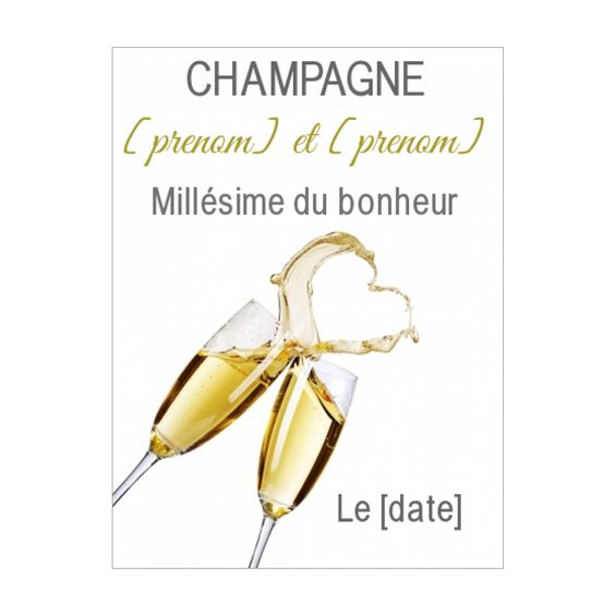 Création d'une étiquette de Champagne Cuvée Spéciale 3fa97010