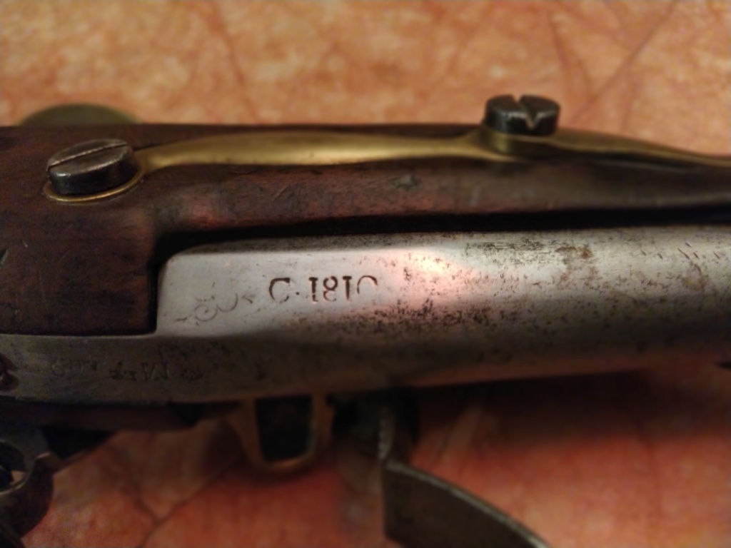 Identification pistolet cavalerie Manufacture impériale de St Etienne 1810 Img_2056