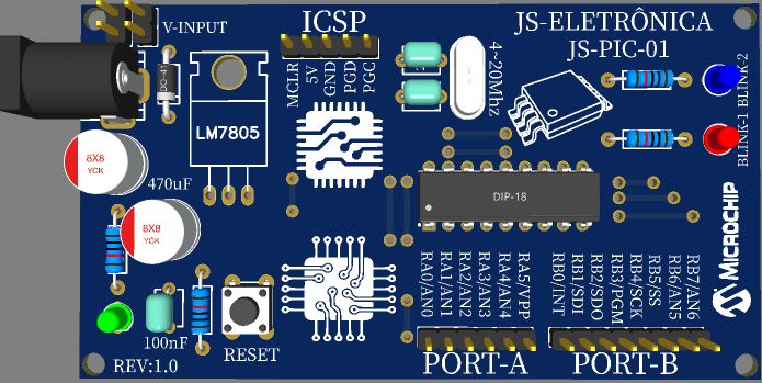 Placas stand alone para PIC-16F628A e PIC-16F72 Captur13