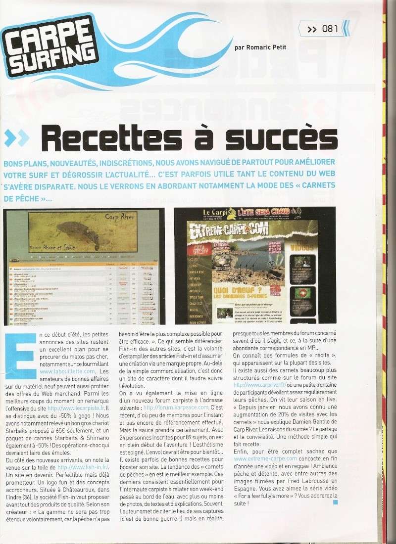 Carp River encore dans un mag Numari12