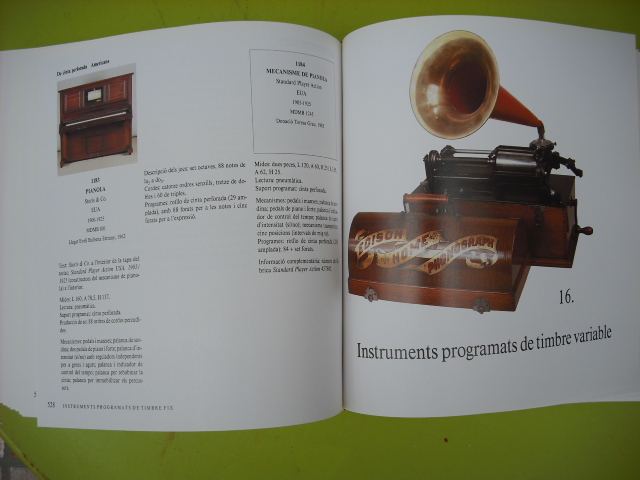 Museu de la musica catalogue d'instruments * Museu810