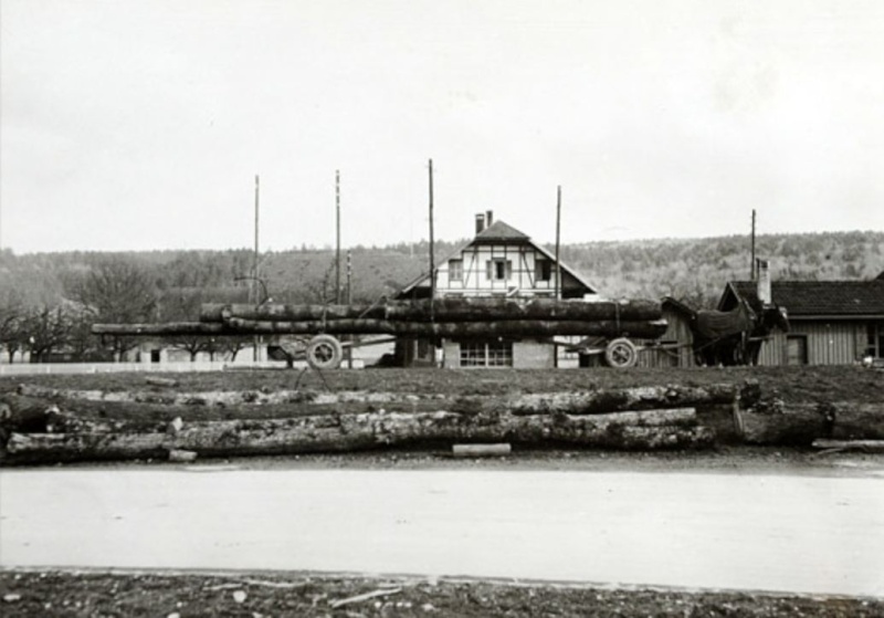 Les Tronçonneuses et le travail au bois en photos d'époque... - Page 3 70910