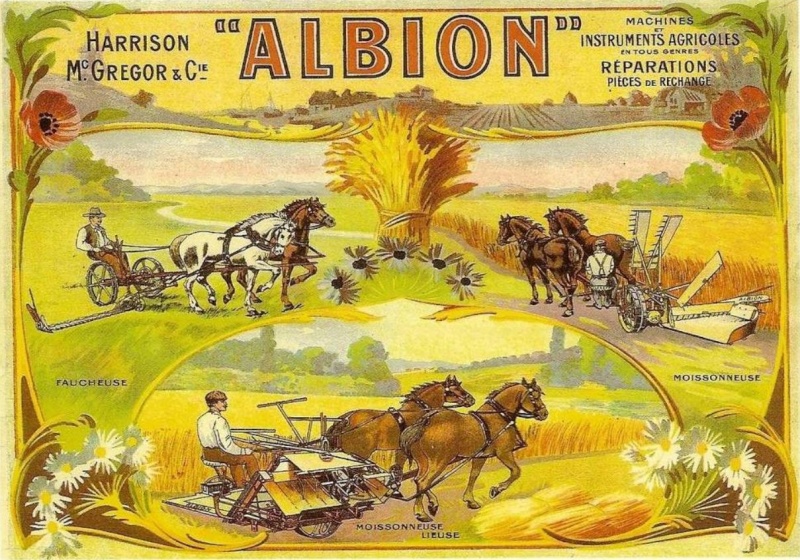 ALBION matériel de fauchaison, moissons et battages Albion11