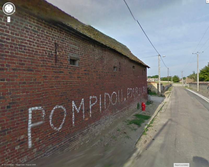 STREET VIEW : les graffitis vus de la Google Car Pompid10