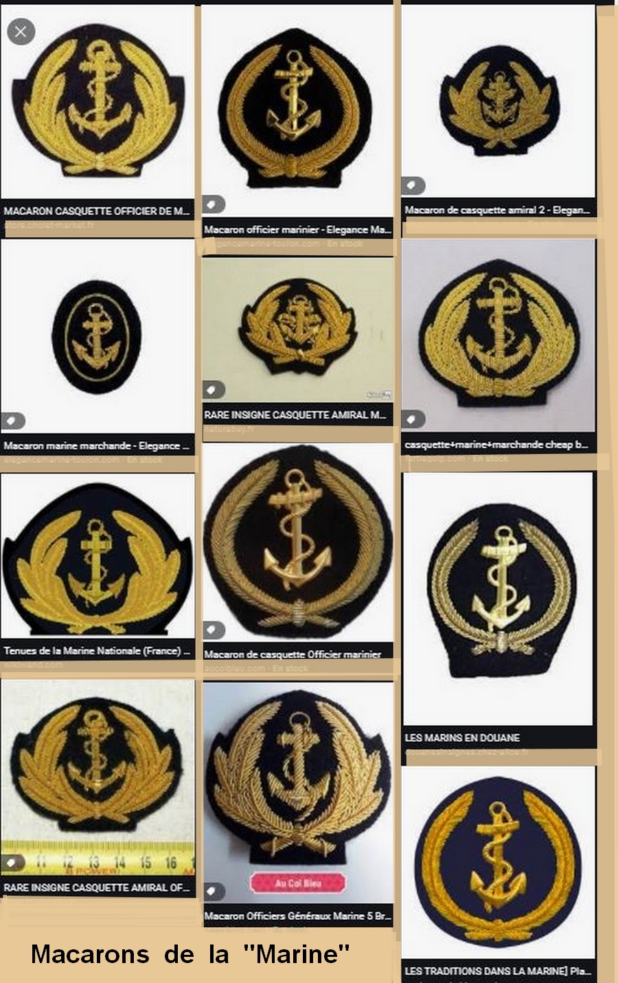 Insignes, Médailles, Attributs Affiches de Marine - Page 3 Casque15