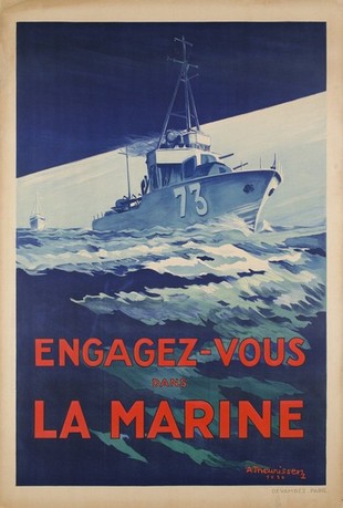 Insignes, Médailles, Attributs Affiches de Marine - Page 5 Engage10