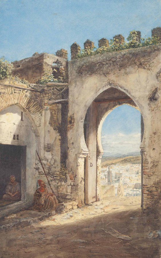 Peintures Artistiques Orientalistes    2 - Page 16 Porte_11