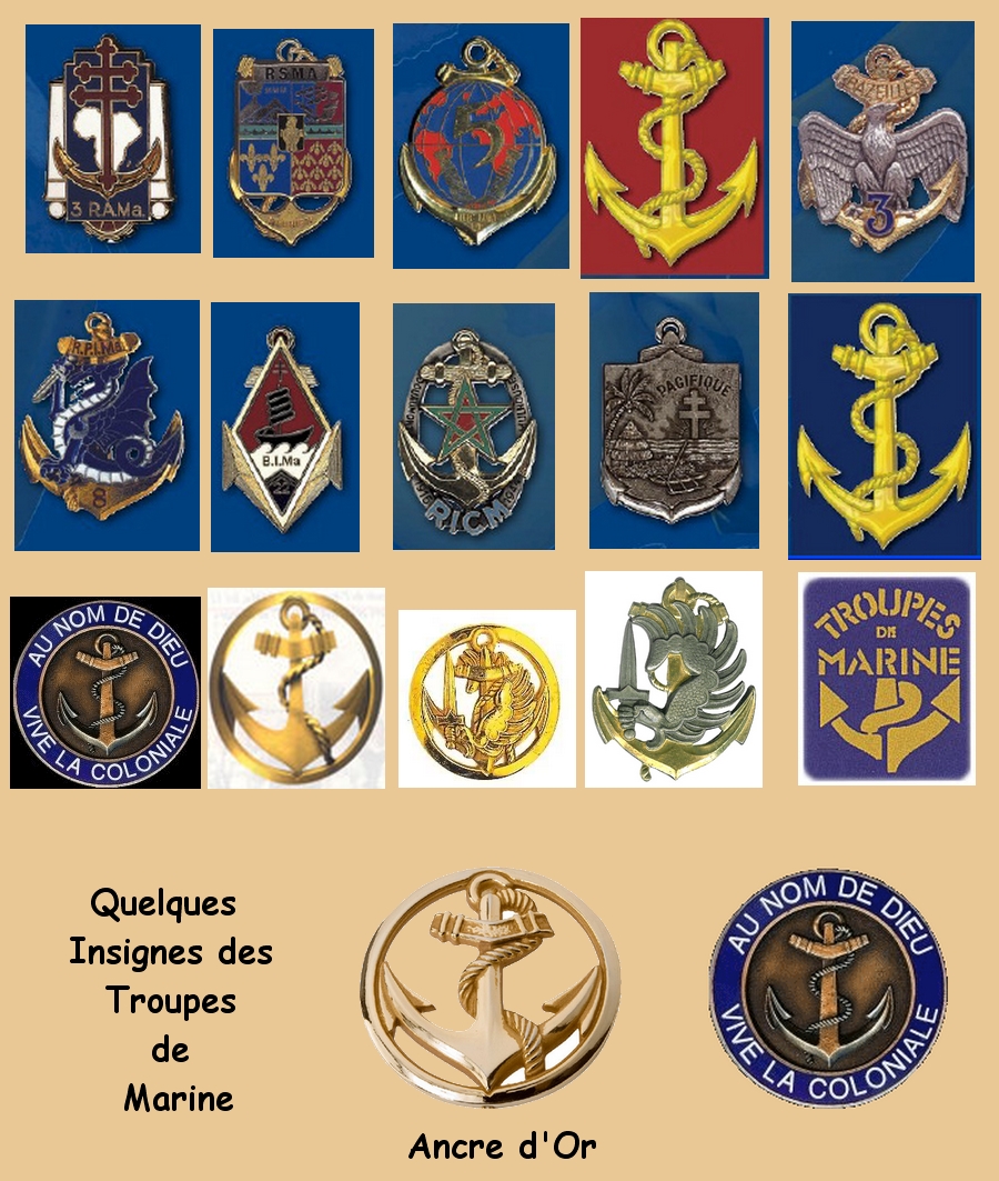 Insignes, Médailles, Attributs Affiches de Marine - Page 4 Troupe16