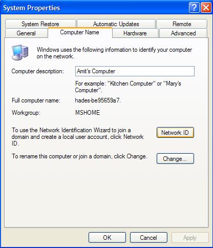 How to setup your PC for network Sharing at IIT(Windows) 110