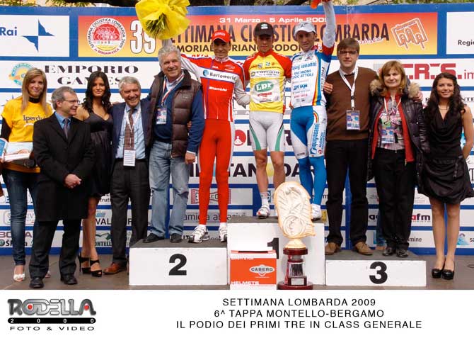 SEMAINE CYCLISTE LOMBARDE --Italie-- Podio_10