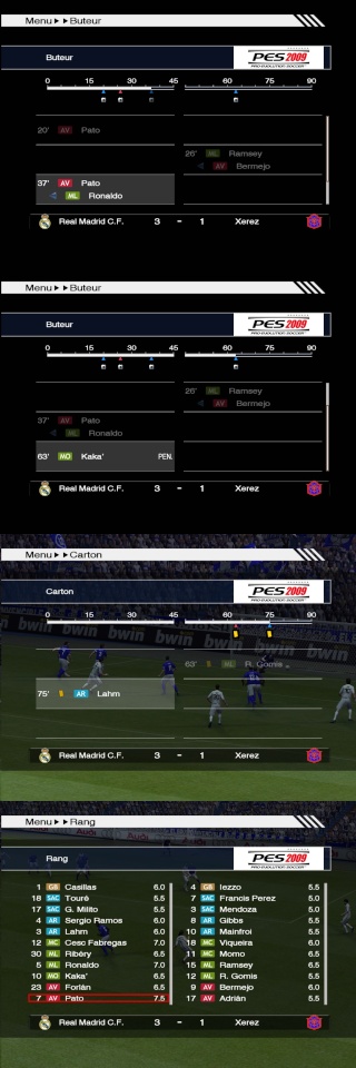 3ème Journée. [> Résultats <] Pes20293