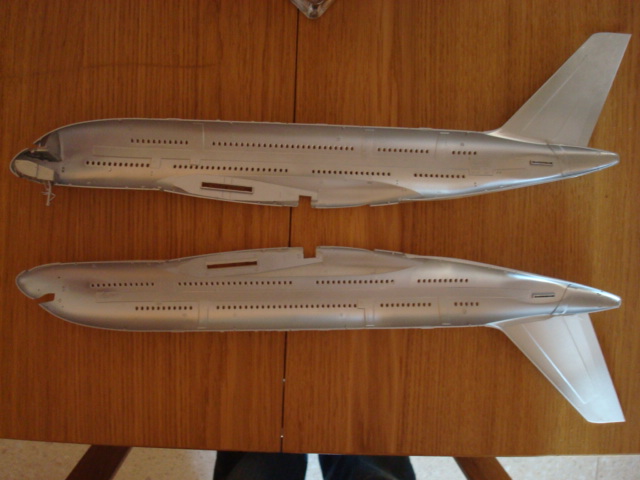 A380 - 1/144 Eclairé, volets sortis. Dsc01913