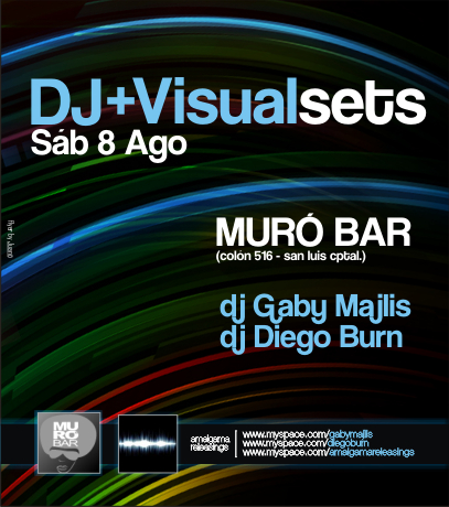 DJ + VISUAL sets - MURÓ bar | SAB 8 AGO Muro_210
